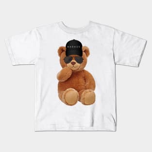 badass baby bear Kids T-Shirt